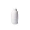 Small white ceramic vase for dining room