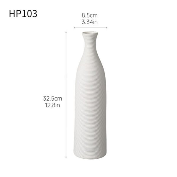 Factory direct white Nordic ceramic flower pots for wholesale