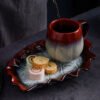 Breakfast ceramic cup with creative design