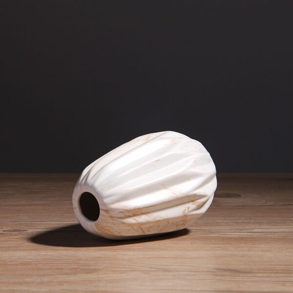 Marble pattern ceramic vase for modern home decor, wholesale supply