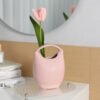 Elegant ceramic bag vase for living room flower arrangements, wholesale available.
