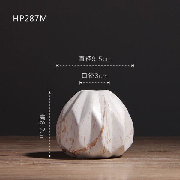 Marble ceramic vase for Nordic home decor suppliers, available wholesale