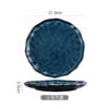Nordic ceramic tableware set with minimalist design