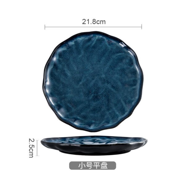 Nordic ceramic tableware set with minimalist design