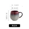 Ceramic dessert plate with artistic shape