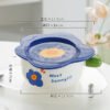 Ceramic bowl with lid for noodles and soup