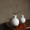 Nordic simple white ceramic vase for centerpieces, available wholesale
