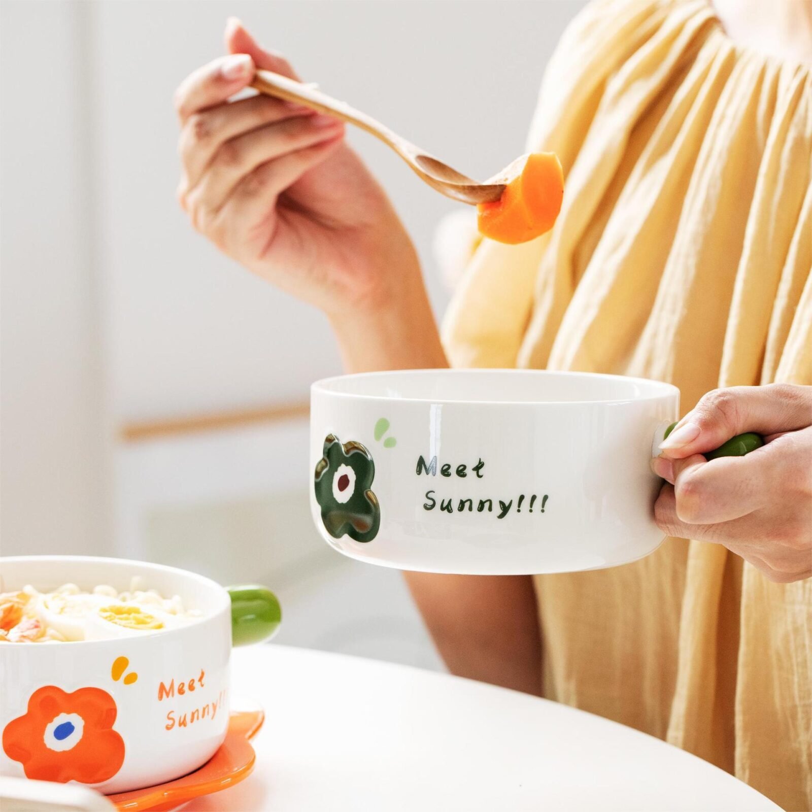 Wholesale large capacity ceramic noodle bowl