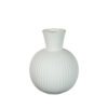 Wholesale small white ceramic vase for modern home decor