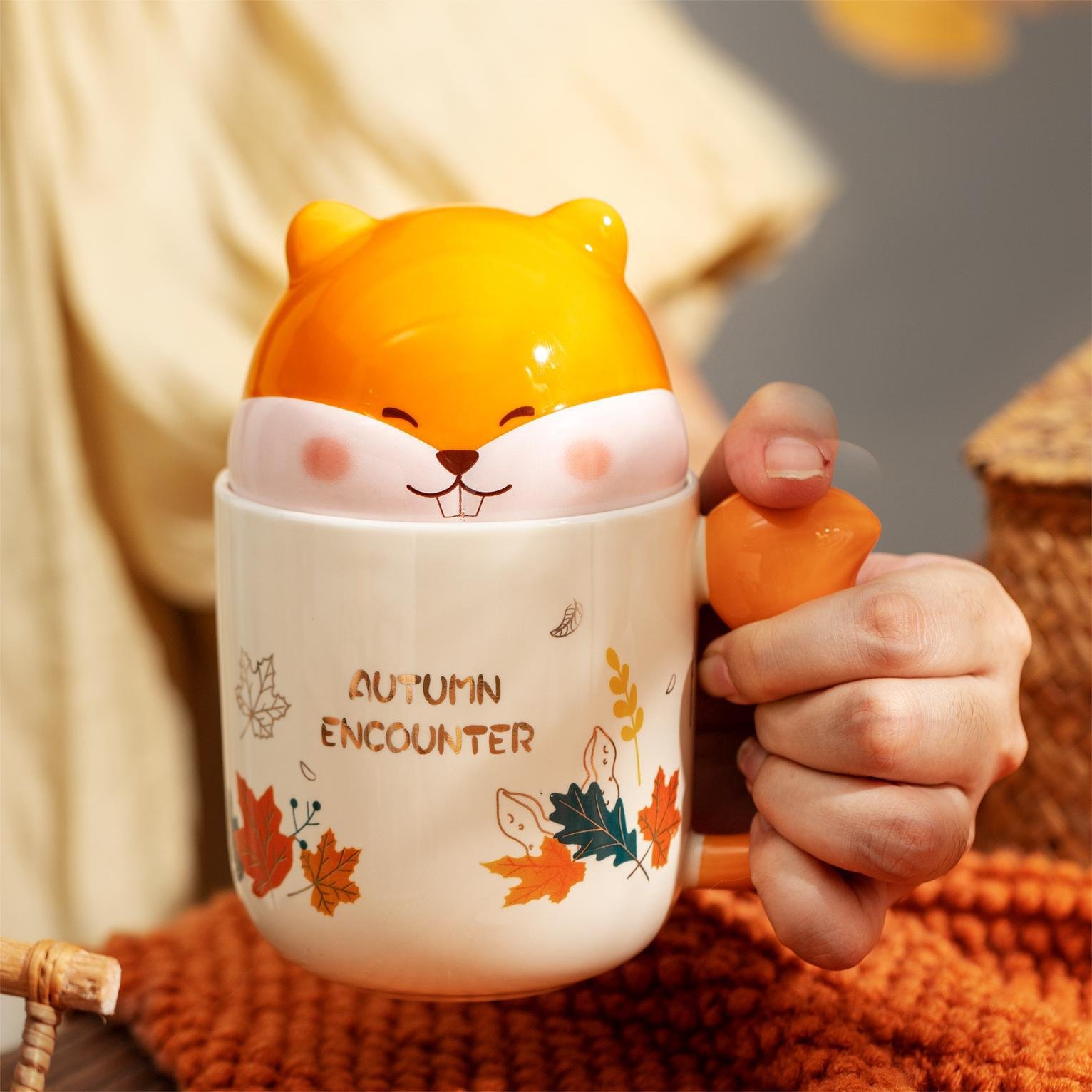 Premium gift box with white ceramic mug, ideal for high-end gift giving.