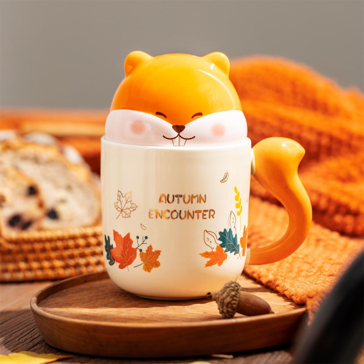 White ceramic mug displayed in a luxury gift box, perfect for Teachers' Day.