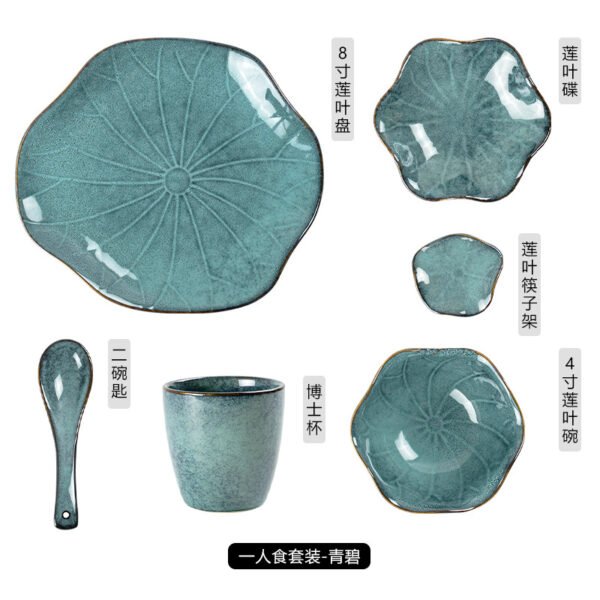Antique-style kiln-glazed dinnerware, ideal for hotels and restaurants