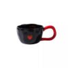 Afternoon tea ceramic mug with heart handle