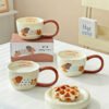 Cute Ins-Style Ceramic Breakfast Mug