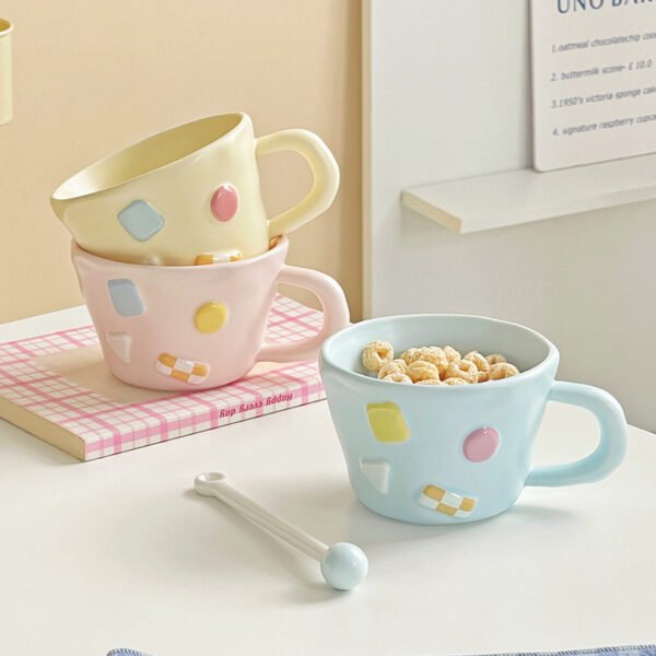 Pastel Pink Ceramic Coffee Mug - Wholesale