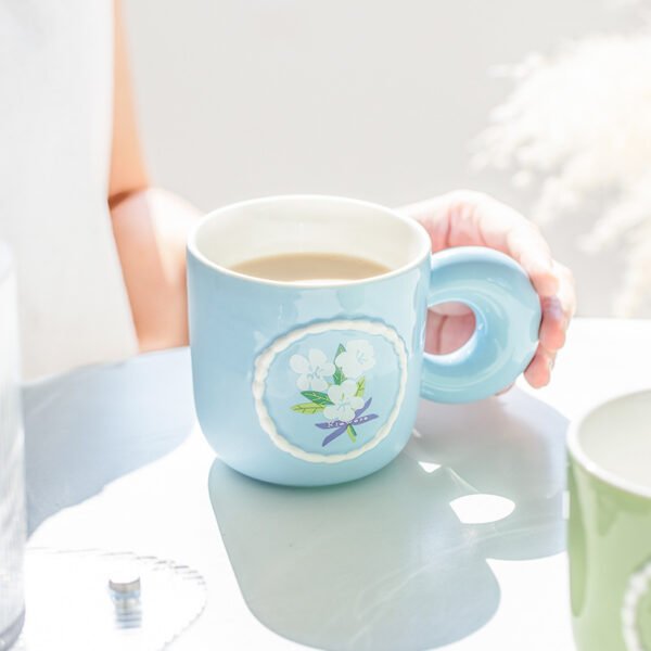 Floral Coffee Mug for Gift Giving
