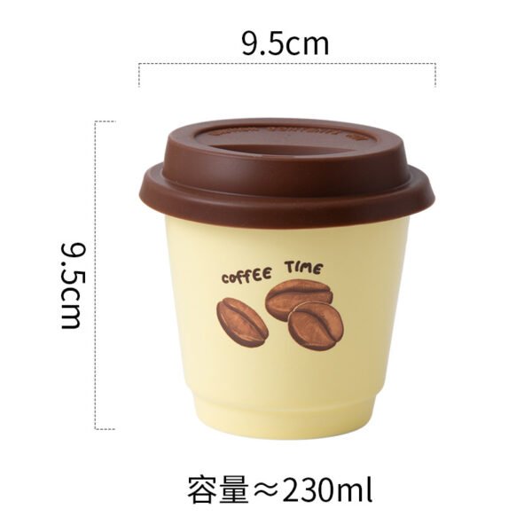 Home Use Ceramic Mug - Cute Paper Cup Shape