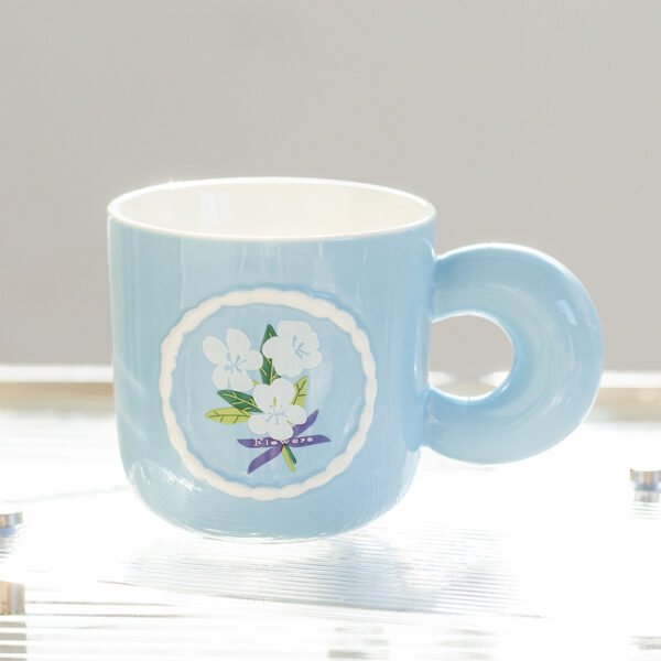 China-Made Floral Mug for Microwave
