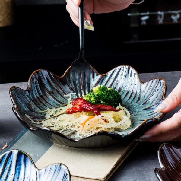 Wholesale Chinese Ceramic Floral Plate for Restaurants