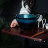Japanese ramen bowl in traditional kiln glaze, Chinese ceramic wholesale