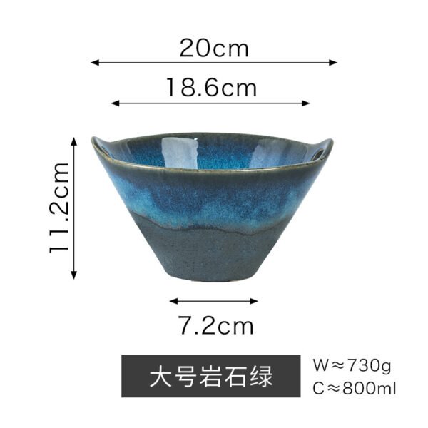 Chinese wholesale ceramic bowl, Japanese ramen style with pedestal