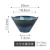 Wholesale Japanese style ramen bowl, Chinese ceramic with kiln glaze