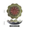 Vintage Floral Ceramic Plate for Dining and Serving